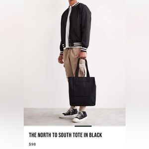 Beis North to South tote in Black